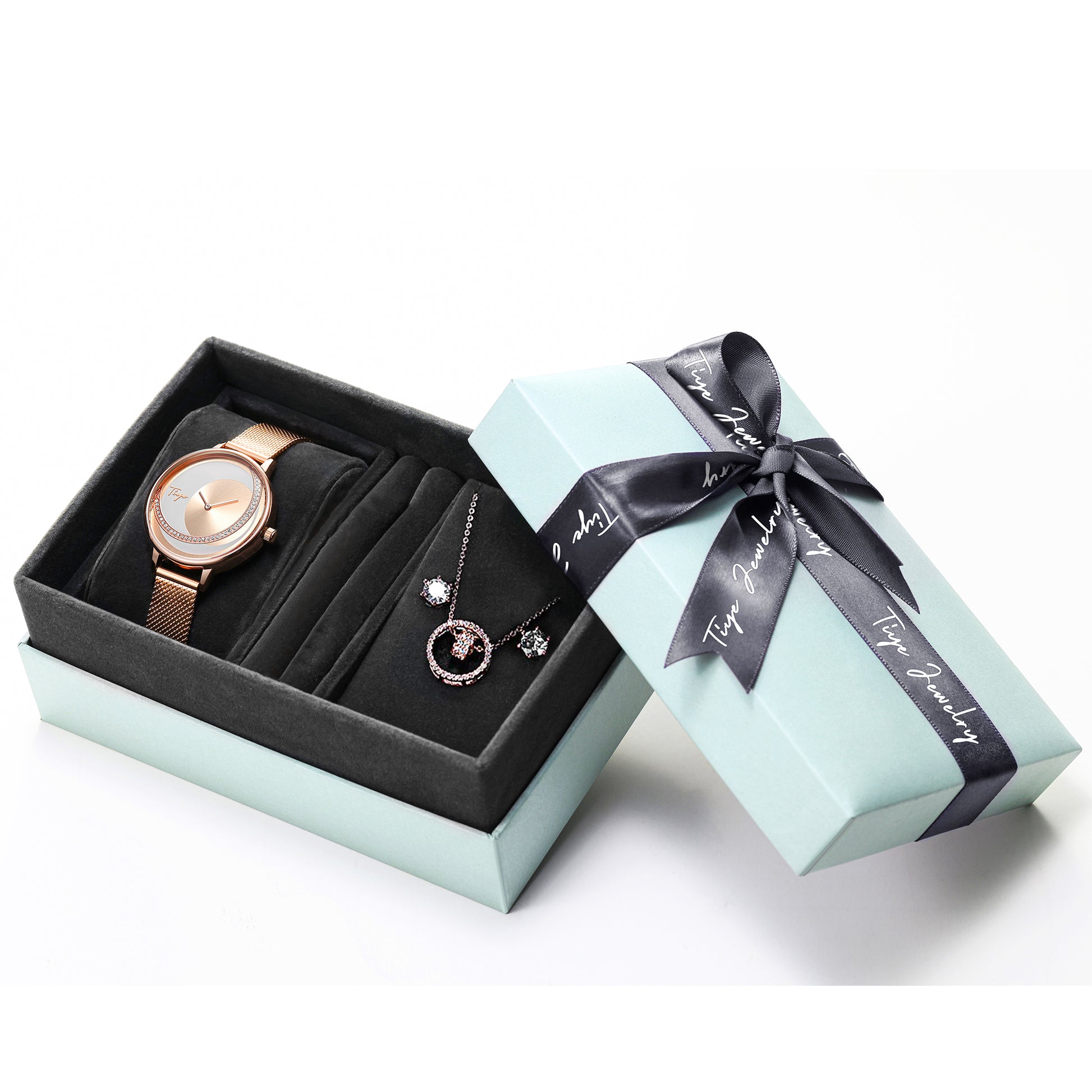 Affordable Luxury Watch with Diamond Shine Set for Women Tiye