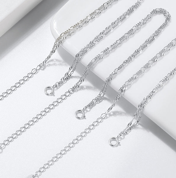 Diamond Shine thin silver chain bracelet, online order silver chain bracelet for women